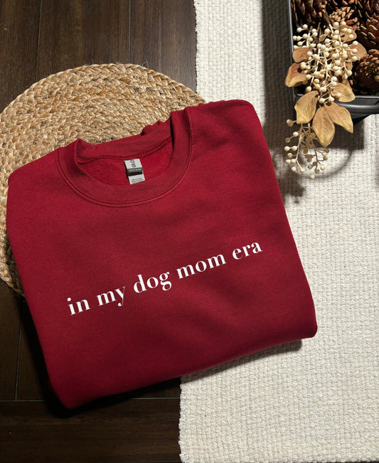 In My Dog Mom Era Crewneck Sweatshirt